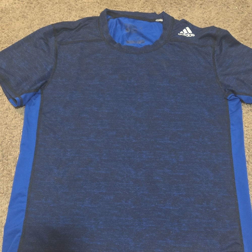 Adidas Navy and Royal Blue Performance Tee